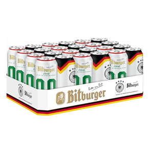 Vente en gros de bière sans alcool Bitburger Pils 20x500ml en bouteilles de verre, 0% d'alcool, goût malté équilibré, pour supermarchés - Product Image 3