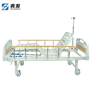 ניקוי קל בית חולים ידני מיטת חלפים 2 crank בית טיפול רפואי עם 3 שנות אחריות - Product Image 2