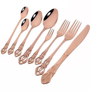 Produit Offre Spéciale Ensemble de couverts de service en laiton de luxe royal pour le dîner de mariage à la maison. - Product Image 1