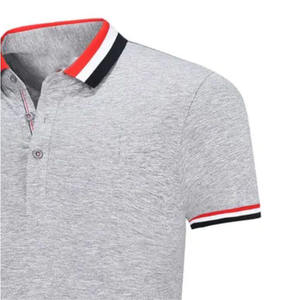 Polo anti-rides à la mode pour hommes, T-shirt tricoté en polyester/coton imprimé avec logo personnalisé, design propre - Product Image 5