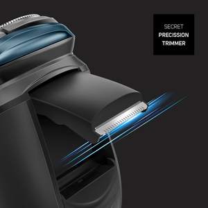 Afeitadora Eléctrica Inalámbrica para Cara y Barba, Uso en Seco o Húmedo, 45 Minutos de Autonomía, Carga USB, Cuchillas de Acero Inoxidable, Resistente al Agua IPX7 - Product Image 4