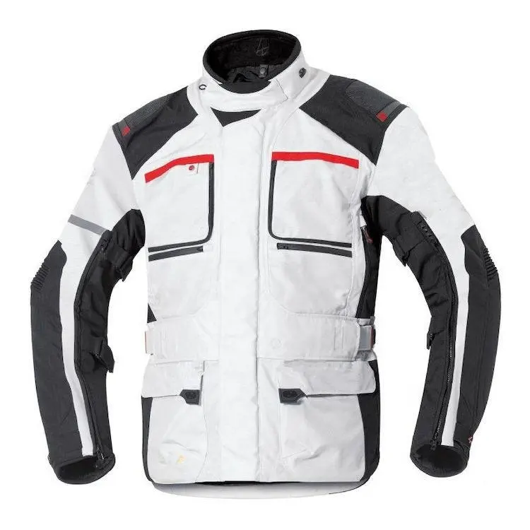 Jaket Cordura motor buatan kustom 2023 jaket tekstil logo cetak kustom pakaian balap mobil tubuh tahan air