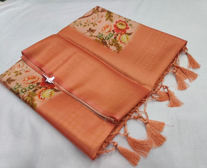 ส่าหรีไหม kanchivaram pethani นุ่มบริสุทธิ์สำหรับชุดปาร์ตี้ของผู้ใหญ่ - Product Image 3