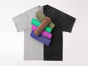 เสื้อเจอร์ซีย์ผ้าฝ้าย100% โอเวอร์ไซส์สำหรับผู้ชายกางเกงขาสั้นเปล่าแบบลำลองมีแขนเสื้อสำหรับใส่ไปยิมฟิตเนส - Product Image 4