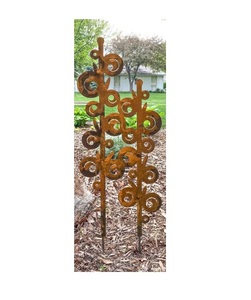 Customized Shapes Metal Garden Stake For Garden Decoration Or For <b>Plant</b> Holder Metal Garden Stick In Wholesale Prices - Product Image 2