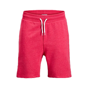 Shorts de sport pour hommes en coton, personnalisés, en tissu éponge français, avec un imprimé uni - Product Image 1