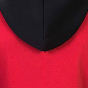 Top Venta de OEM de los hombres de invierno sólido patrón sudaderas con capucha de algodón poliéster de alta calidad transpirable de secado rápido 480g al por mayor - Product Image 4