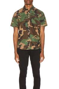 Chemise à manches courtes pour homme en coton 100% imprimé, décontractée, légère, tendance, pour tous les jours - Product Image 2