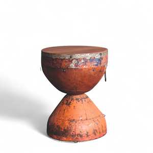 Handmade Iron <b>Side</b> <b>Table</b> for Home Dining Modern Industrial Design with Adjustable Features Living Room Furniture with <b>Storage</b> - Product Image 1