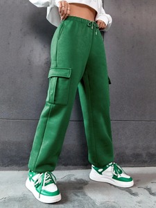 High Quality Fashionable Stylish Ladies Winter Trousers <b>Women</b> Casual Cotton <b>Fleece</b> <b>Joggers</b> for Sale - Product Image 6