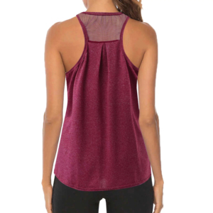 Camisetas deportivas personalizadas de fibra de bambú de alta calidad para mujer, camisetas de algodón de gran tamaño para mujer, camisetas sin mangas, precio al por mayor de talla grande - Product Image 6