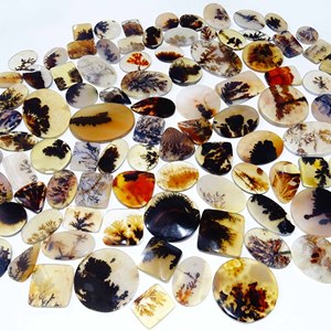 Natural Shazar Dendritic Agate Cabochon Loose Gemstone for Jewelry Agate Gemstone Jewelry Gemstone - Product Image 4