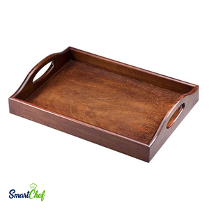 ถาดไม้โบราณสำหรับตกแต่งบ้าน,ถาดไม้ตกแต่งถาดชุบสังกะสีสี่ล้อ - Product Image 3
