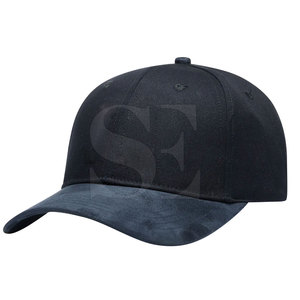 Chapeaux de baseball noirs unis personnalisés de haute qualité Style de rue vintage sportif Marque privée Design classique - Product Image 2