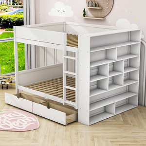 Giường tầng tiêu chuẩn aleiah của <span class=keywords><strong>Isabelle</strong></span> & Max MDF, và gỗ thông, giường tầng của chúng tôi ưu tiên sự an toàn của gia đình bạn - Product Image 2