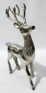 Sculpture de tigre d'aspect Antique, Sculpture en métal personnalisée élégante pour la maison, le bureau, décoration de table, utilisation en gros, prix bon marché - Product Image 5