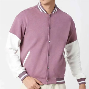 Chaqueta Letterman de Algodón Premium Inspirada, con Cuello Alto, Logotipo Frontal, Secado Rápido, Transpirable, Estilo Urbano, Prenda Exterior de Moda - Product Image 1