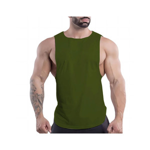 Nouveau Style vêtements d'entraînement personnalisé broderie Logo débardeur vêtements de sport gymnastique course Fitness porter débardeur hommes - Product Image 5