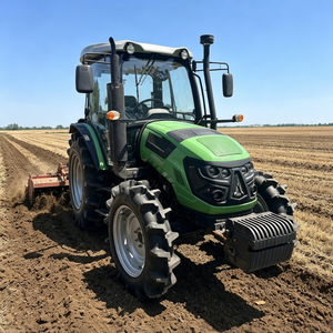 Tracteur à 4 roues motrices avec cabine entièrement fermée, boîte de vitesses, moteur Mitsubishi 90 CV, tracteur utilitaire pour vergers, pour le travail du sol et les travaux de champ - Product Image 1
