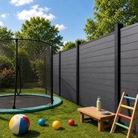 Clôture WPC pour la protection de la vie privée, 6 pieds, pour jardin et pelouse, pour maisons - Personnalisable, directement de l'usine