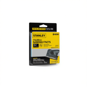 Feuilles de ponçage Stanley 115x280mm avec 14 trous, multipack abrasifs - Product Image 2