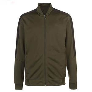 2025 hommes respirant 100% coton Bomber veste survêtement ensemble couleur unie 2 pièces décontracté Streetwear tenue imprimé Baseball - Product Image 2