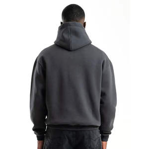 Vente chaude Oversize Hoodies De Base Coton Mélangé Personnalisé Respirant Bonne Qualité Hommes Oversize Hoodies - Product Image 3