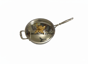 Luxury Classic Stainless Steel Hammered Casserole Dish Copper Exterior Decorative Artichoke Lid Ornate Handles Insulated <b>Hot</b> Pot - Product Image 3