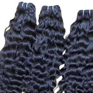 100% Paquete de extensiones de cabello indio Virgen sin procesar Todas las texturas disponibles Onda natural de trama cruda a un precio razonable - Product Image 6