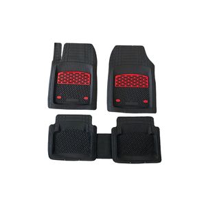 Ford Cougar Compatible 3D Pool <b>Mat</b> Set Sapphire Black Chrome <b>Red</b> Stylish <b>Cars</b> Floor <b>Mats</b> - Product Image 2