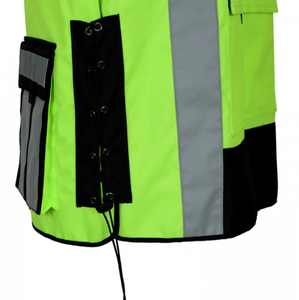 Nuevo Chaleco de Seguridad de Alta Visibilidad Personalizado para Hombres y Mujeres, Ropa de Trabajo de Poliéster con Malla Reflectante, Logotipo Personalizable - Product Image 5