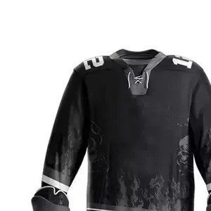 Uniforme de hockey sobre hielo juvenil de nuevo diseño de alta calidad Conjuntos de la mejor calidad con bajo MOQ Estilo liso popular - Product Image 2