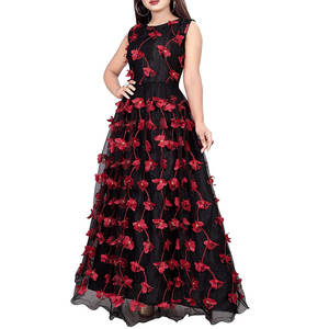 Vestidos bordados de manga larga personalizados de talla grande para mujer al por mayor superventas fiesta Salwar Kameez nuevos y elegantes hechos en fábrica - Product Image 3