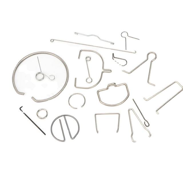 Low Cost Wire Forming Parts Custom Metal Wire Bending Small Steel Hooks Clips Springs OEM Factory Direct Price 0.01-0.10 USD