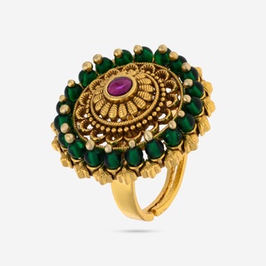 Antique Fashionable <b>Adjustable</b> Finger <b>Ring</b> 185139 Inlay Claw Technology Boys Wedding <b>Ring</b> Watch Opening <b>Size</b> - Product Image 1