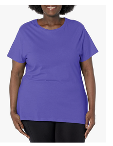 Camiseta de Manga Corta con Cuello Redondo para Mujer, Talla Grande, Logotipo Personalizado, Fábrica de Bangladesh, Venta al por Mayor, Nueva Llegada, Camisetas de Algodón Transpirable - Product Image 1