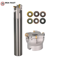 Porte-fraise à queue EMRW6R 2T 3T pour usinage CNC, queue de fraisage anti-vibration, insert RPMT1204, acier 42CrMo