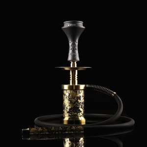 Narghilè Portatile Mini Chicha Originale in Acciaio Inossidabile El <span class=keywords><strong>Chapo</strong></span> di Alta Qualità, Satinato, Ecologico, con 1 Tubo, Altezza 35cm, Confezione Regalo - Product Image 1