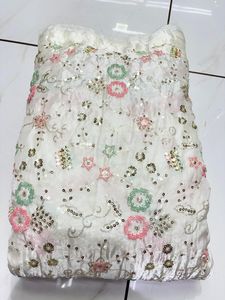 Wholesale Jacquard Warp Lace Embroidery Fabric for Bridal <b>Wedding</b> Wear High Quality Mesh Embroidered Fashion <b>Apparel</b> Medium - Product Image 4