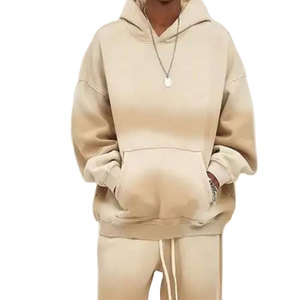 Sweat-shirts à capuche et pantalons de survêtement en molleton vintage décontracté de qualité supérieure, écologiques, avec poches et cordon de serrage, vente en gros - Product Image 2