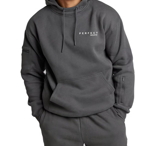 Perfect Men's Hoodies High Quality Unisex Sweatshirts Cotton Hoodies Blank <b>Thick</b> <b>Fleece</b> Heavy Weight Oversize Embroidery Hoodies - Product Image 5