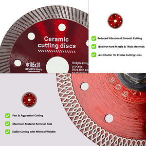 Tile Blade Ultra-Thin 4" 200mm Ceramic Diamond Saw Blade for Asphalt <b>Brick</b> <b>Cutting</b> with Adapter -002 OEM Hot Press - Product Image 3