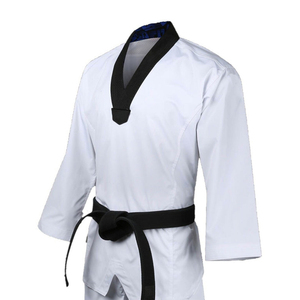 Uniforme de Taekwondo de talla grande con diseño OEM al por mayor, ropa de artes marciales hecha en fábrica con logotipo personalizado, uniforme de Taekwondo transpirable - Product Image 4