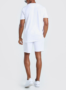 Conjunto Deportivo de Verano para Hombre, Talla Grande, Dos Piezas, Diseño de Logotipo Personalizado, 100% Algodón - Product Image 3