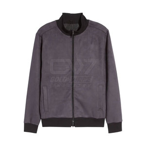 Chaqueta bomber de hombre con logotipo propio de diseño de servicio OEM, chaqueta bomber de moda de alta calidad para hombre - Product Image 6