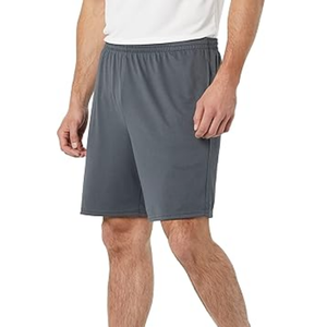 Conçu sur mesure Short de jogging gris pour hommes couleur unie Fitness Training Gym Wear Service OEM - Product Image 1