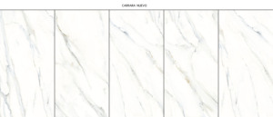 Azulejos de Porcelana Antideslizantes Modernos de 600x1200mm, Carrara Nuevo, para Paredes Interiores - Product Image 3