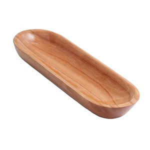 Cuenco para masa de madera de Acacia, cuenco tallado de madera de diseño único para cocina a bajo precio, tamaño personalizado y forma ovalada, para restaurante - Product Image 6