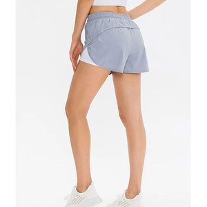 Pantalones cortos deportivos verano 2024 nuevo cordón elástico Patchwork suave mujeres pantalones cortos para niñas mujer señora Casual Slim caliente pantalones cortos - Product Image 5