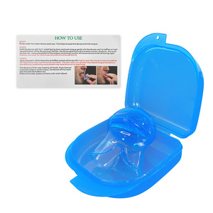 Dispositif anti-ronflement pour la langue |   Stabilisateur de langue en silicone pour l'<span class=keywords><strong>apnée</strong></span> du sommeil et le soulagement du ronflement |   Aide au sommeil réutilisable pour la nuit - Product Image 1